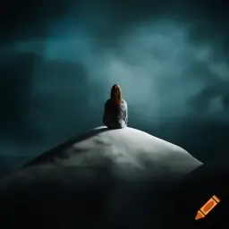 Person meditating in a peaceful natural setting, surrounded by a quiet forest or a serene beach at sunset, evoking tranquility and mindfulness